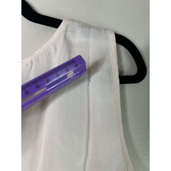 Coldwater Creek Pink Tank Top Shell Round Neck Size Large NWT - Picture 6 of 9